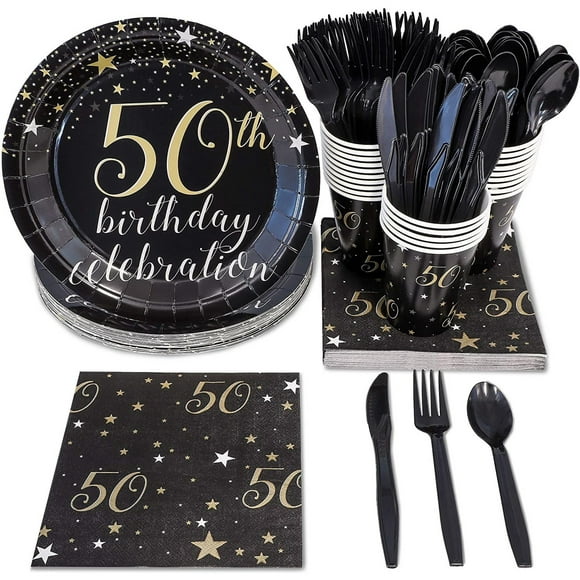 Napkins Includes Paper Dinner Plates Cups and our Painless Party Planning list of Ideas and Suggestions for a Memorable and Enjoyable Childs Party DLeeChurch Happy Birthday Banner Birthday Party Supplies for Kids Bundle Balloons 